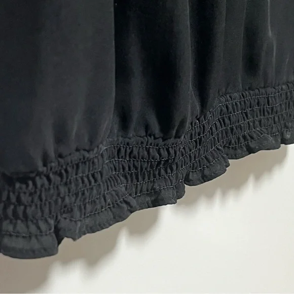 WHITE HOUSE BLACK MARKET SILK sparkling EMBROIDERED Sheer and lightweight BLOUSE - Picture 5 of 8